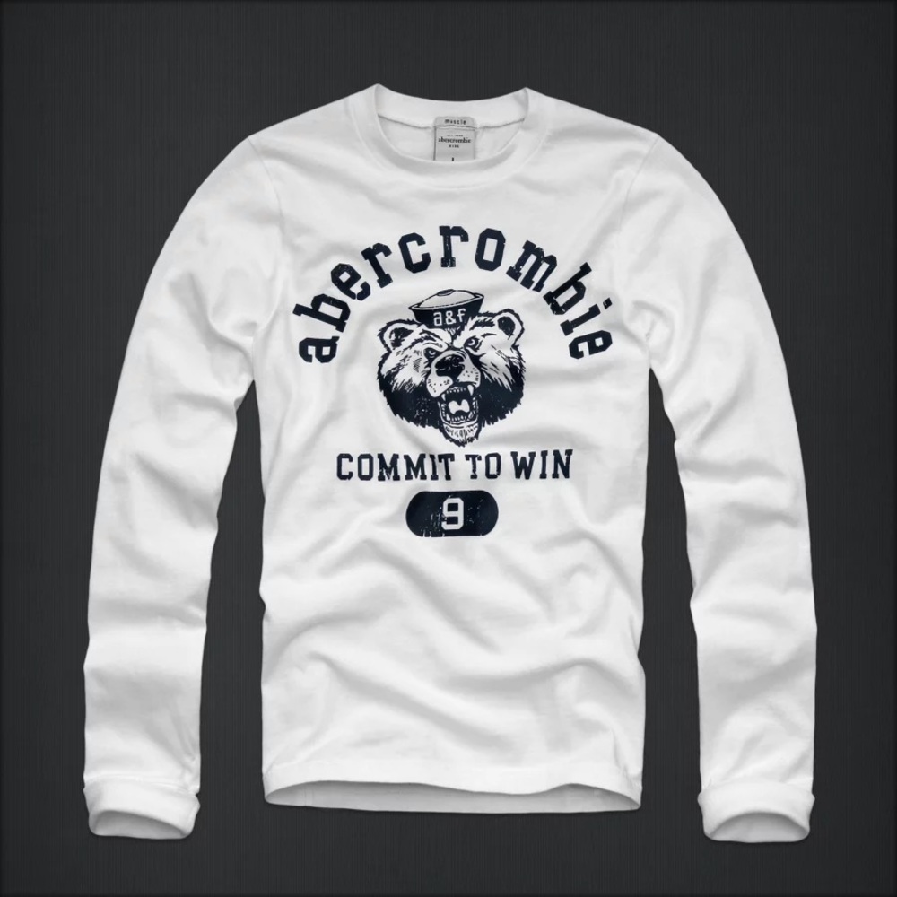 NWT Abercrombie kids a&f kids classic logo tee
